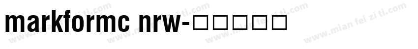 markformc nrw字体转换